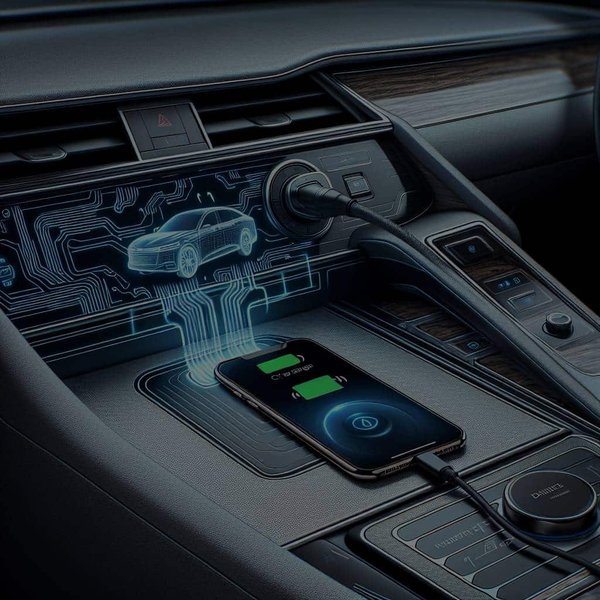 Comment intégrer un chargeur à induction dans le tableau de bord d'une berline de luxe?